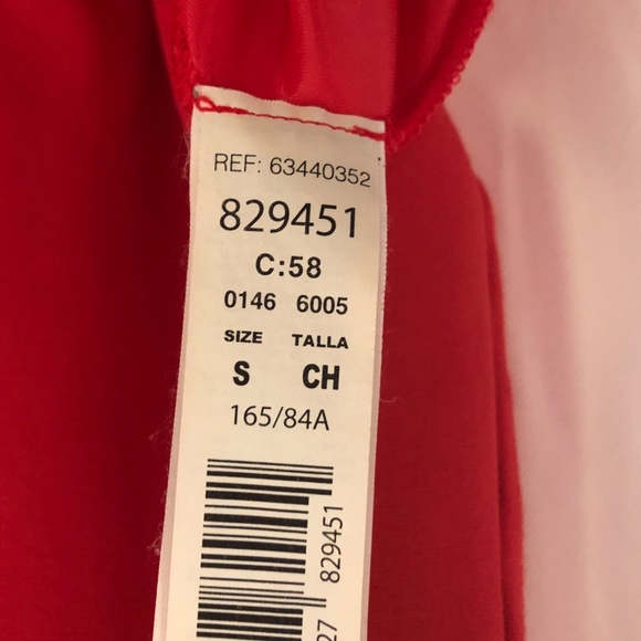 Mango Suit Dress, A-Symmetrical Neck, Sleeveless Bodycon Midi, Coral, XS - Picture 9 of 11